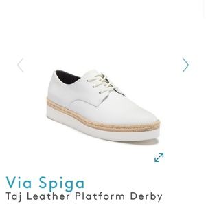 NEW Via Spiga Taj Platform Derby